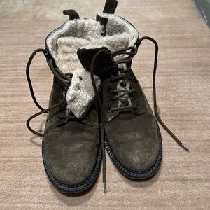 Vince fur lined boots